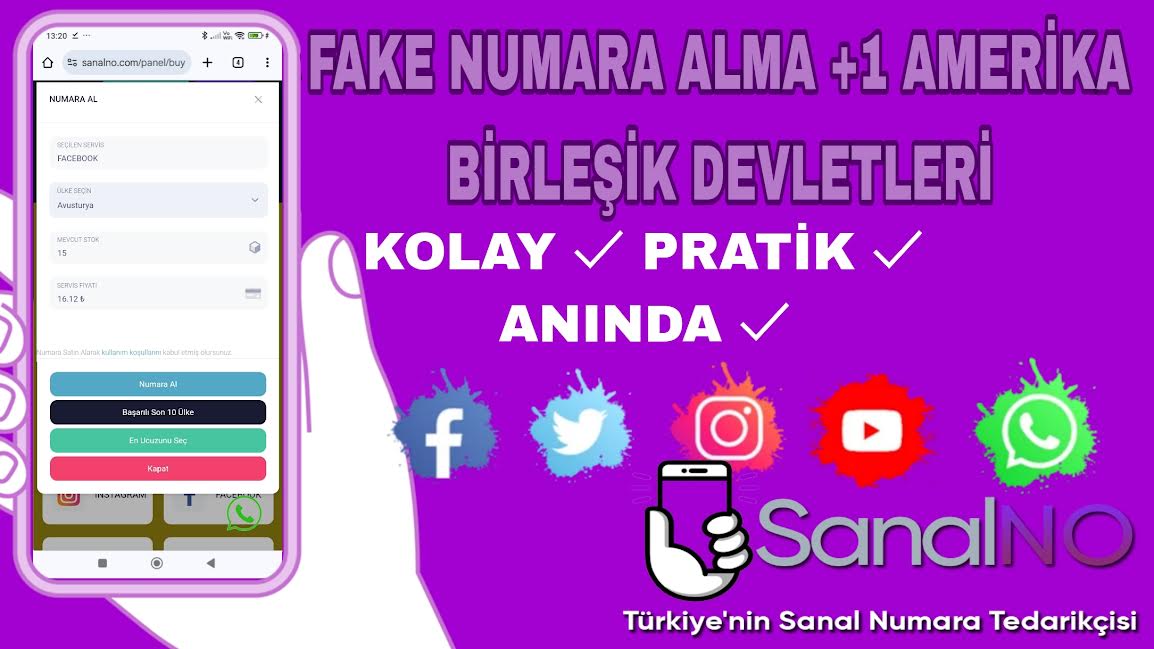 FAKE NUMARA ALMA +1 AMERİKA BİRLEŞİK DEVLETLERİ
