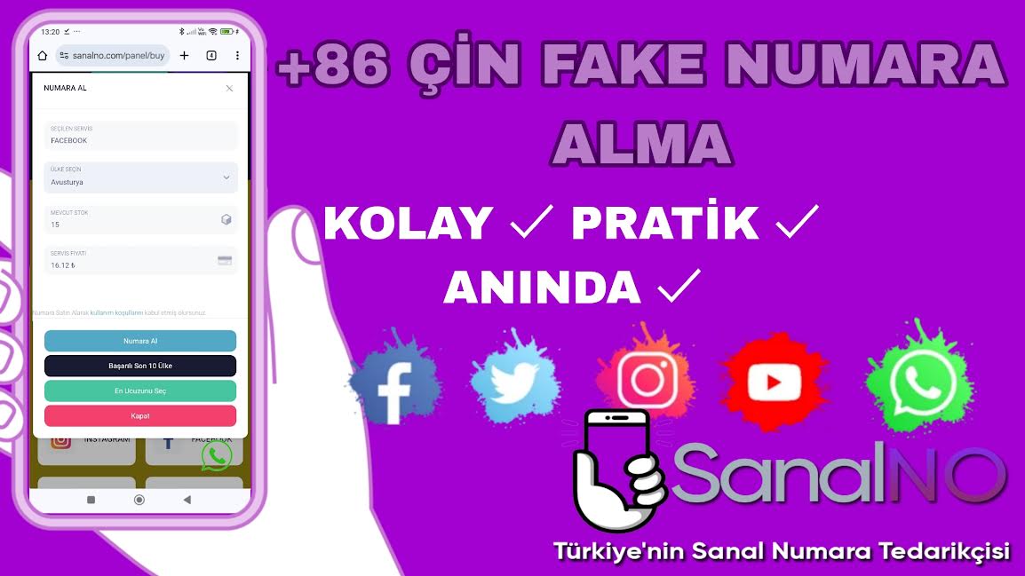 +86 Çin Fake Numara Alma