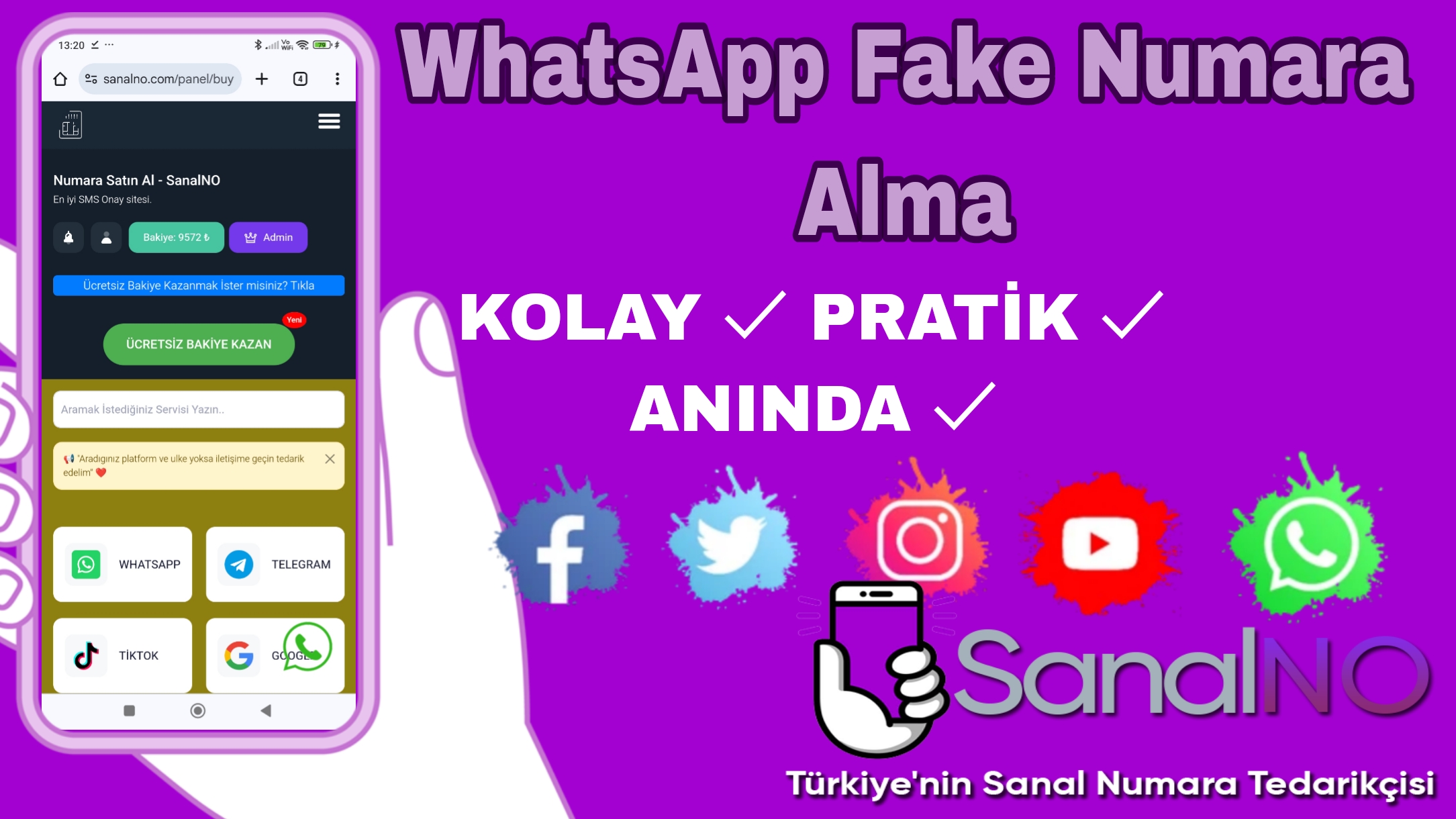 Whatsapp Fake Numara Alma Anında 5 Dakika'Da