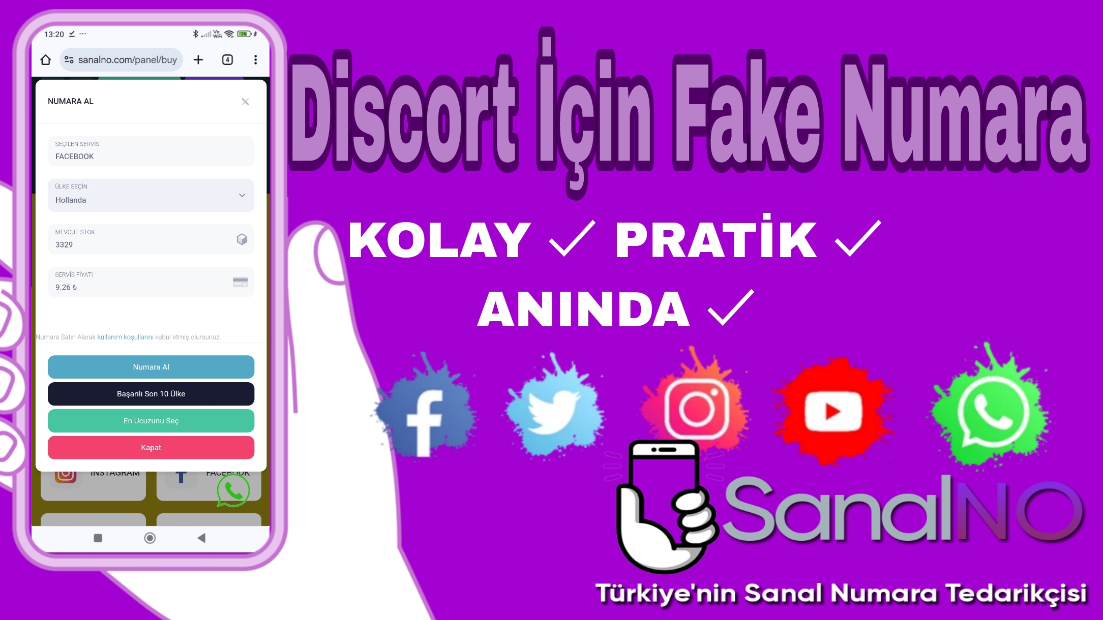 Discort İçin Fake Numara
