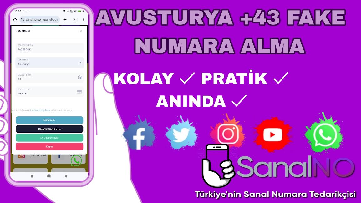 Avusturya Fake Numara Alma - SanalNO