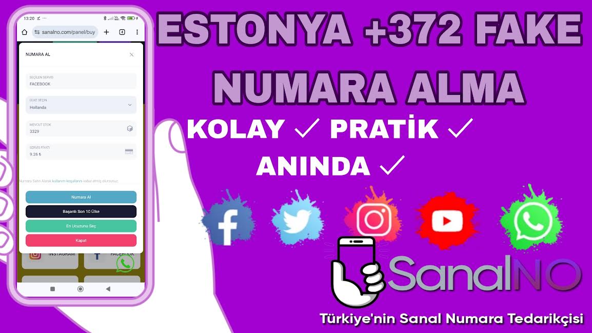 Esteonya +372 Fake Numara Alma