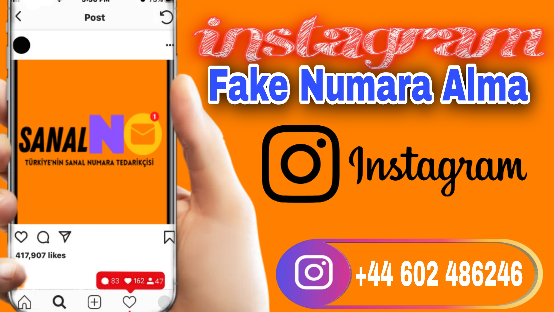 İnstagram Fake Numara Alma (2024)